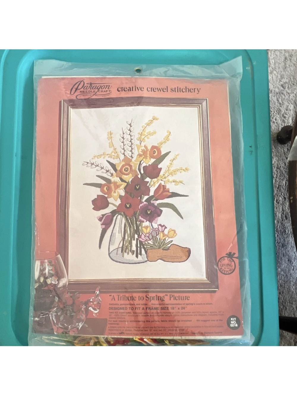 Paragon Creative Crewel Stitchery 'A Tribute to Spring' New Kit - Vintage Floral